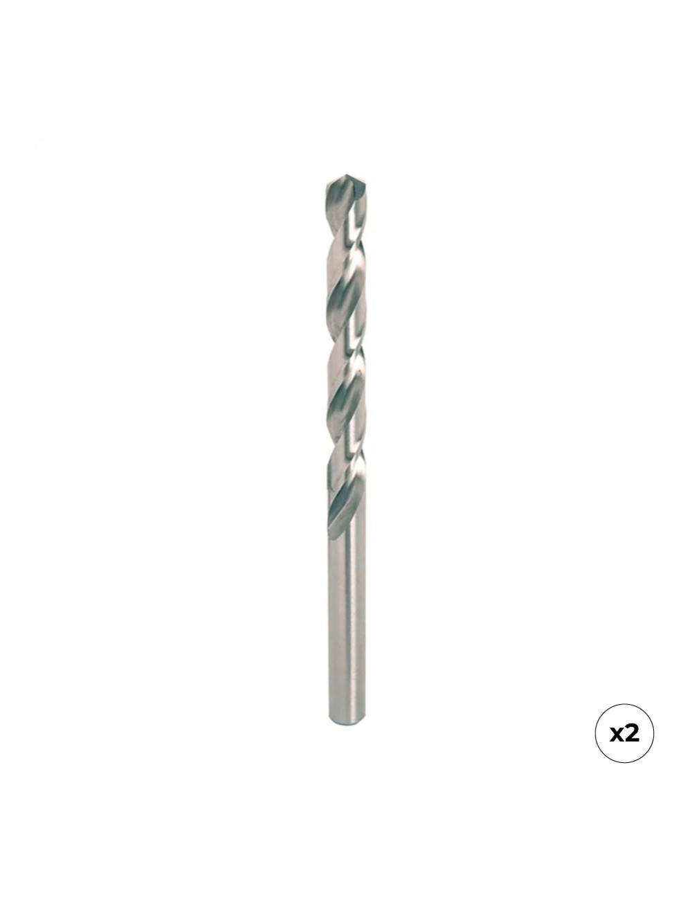 Broca hss4341 para metal, rectificada, ø3,50 x 70,00 mm, 2 uds