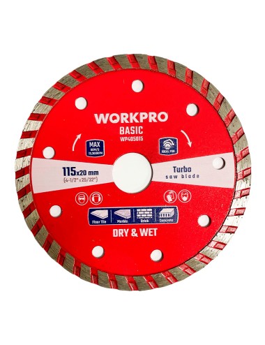 Disco diamantado turbo basic, ø115 x 20 mm