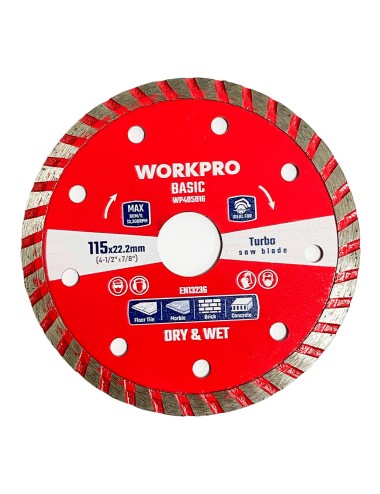 Disco diamantado turbo basic, ø115 x 22,2 mm