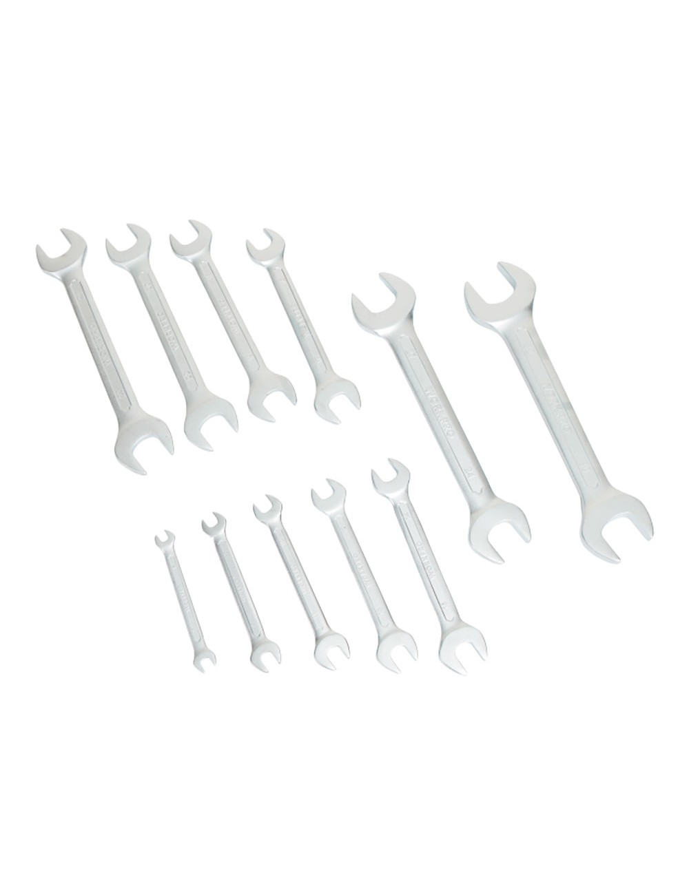 Llaves fijas de doble boca, juego 11 piezas