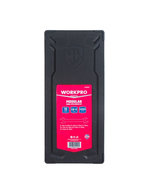 Llaves fijas de doble boca, juego 11 piezas