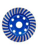 Muela copa diamantada hilera dientes turbo ø115 x 22,2 mm