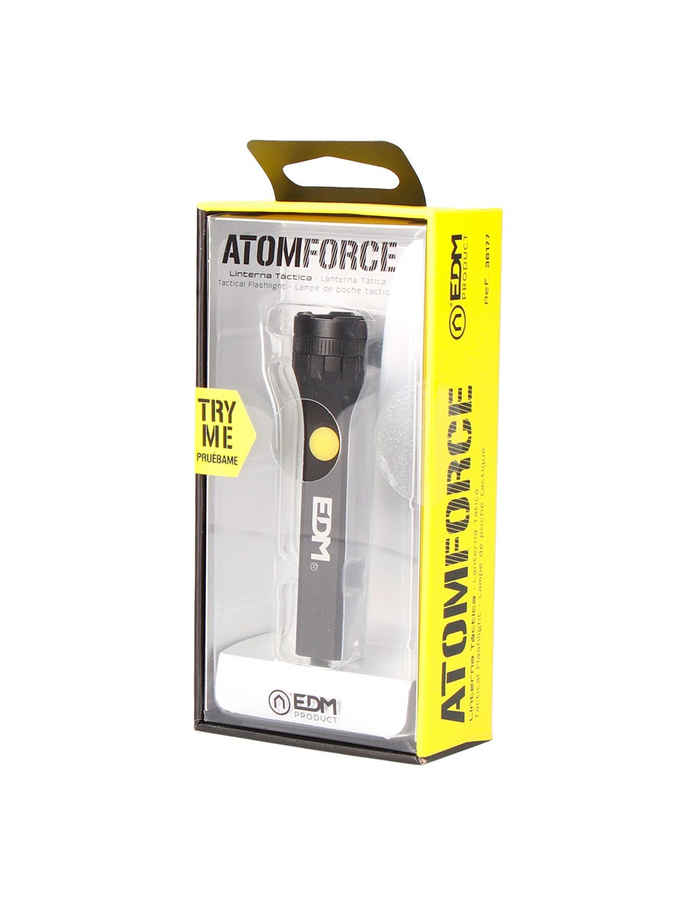 Mini linterna led atom force, alumino, recargable, 10 w 420 lm