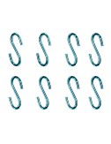 Gancho en forma de s cg23 2,2 x 25 mm, zincado, blister 8 uds
