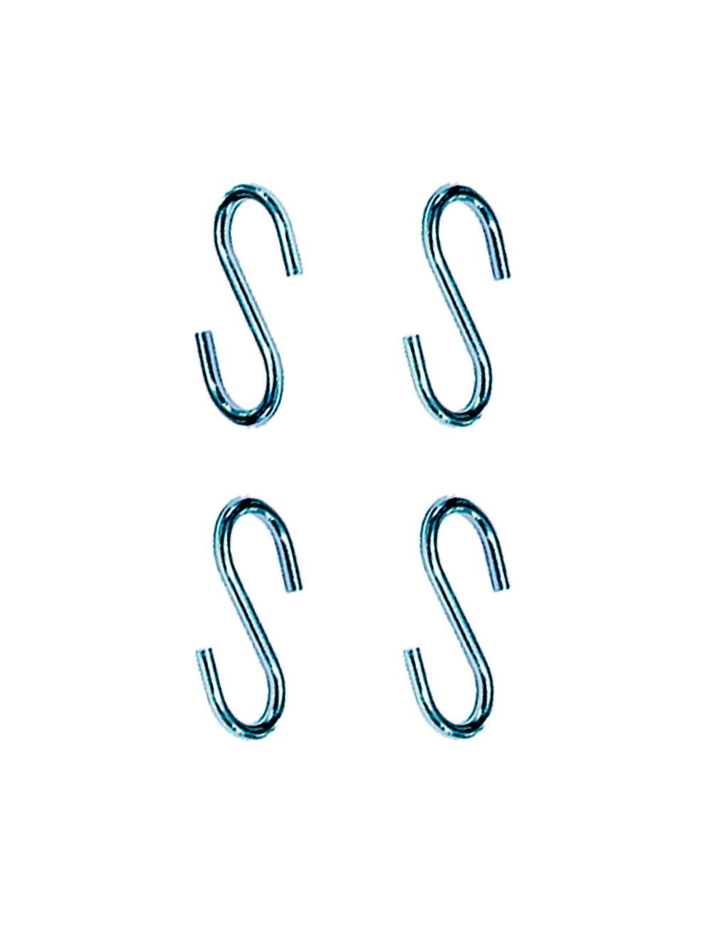 Gancho en forma de s cg23 4,5 x 50 mm, zincado, blister 4 uds
