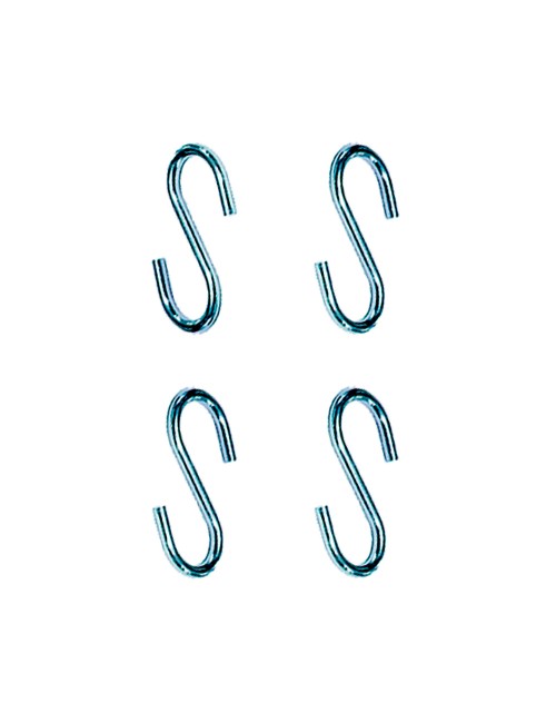 Gancho en forma de s cg23 4,5 x 50 mm, zincado, blister 4 uds