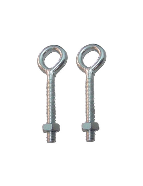 Hembrilla soldada con tuerca hm01, m6 x 50 mm, zincado, blister 2 uds