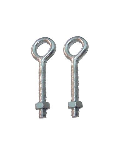 Hembrilla soldada con tuerca hm01, m8 x 60 mm, zincado, blister 2 uds