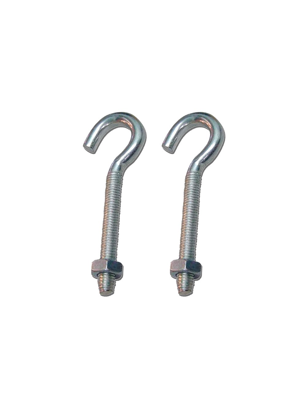 Hembrilla abierta con tuerca hm02, m8 x 60 mm, zincado, blister 2 uds