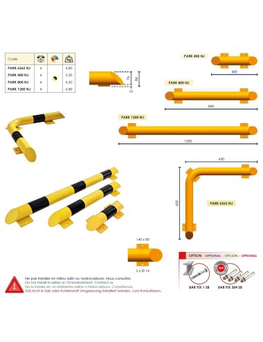 Barra de Protección para Suelo  PARK400NJ