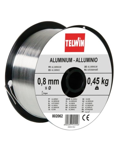 BOBINA HILO ALUMINIO Ø0,8 - 0,45kg Aluminio