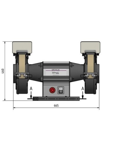ESMERILADORA OPTI GU30, 400 V. 3Ph