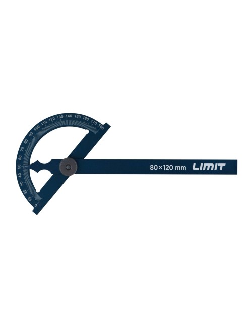 TRANSPORTADOR DE ÁNGULOS ALUMINIO - 80x120mm