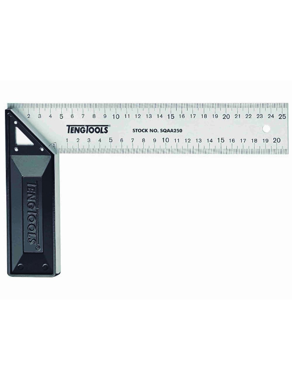 ESCUADRA SQAA250 ESCUADRA DE PRUEBA DE ALUMINIO,250MM