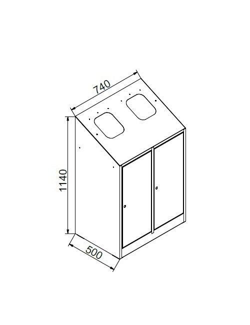 Papelera de reciclaje  PR2
