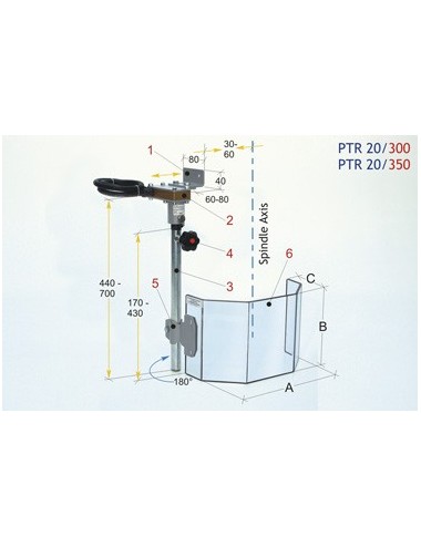 PROTECTOR TALADRO PTR-20/350 PTR 20\350
