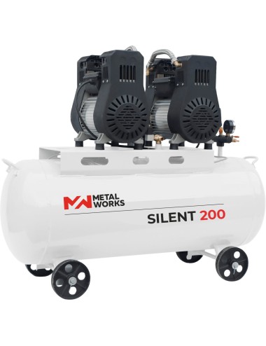 COMPRESOR SILENT 200 SILENCIOSO SIN ACEITE 200l.