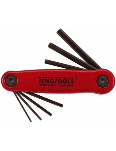 JGO LLAVES HEXAGONALES PLEGABLE 1476NMM 7 PZAS