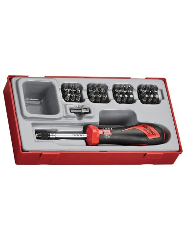 JUEGO DESTORNILLADOR DINAMOMETRICO 1/4" TTSD38 - 38p 1-5Nm