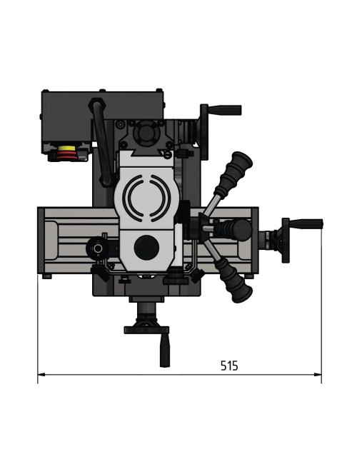 FRESADORA MH15V 230V VARIADOR 1Ph - MK2 with fine feeder