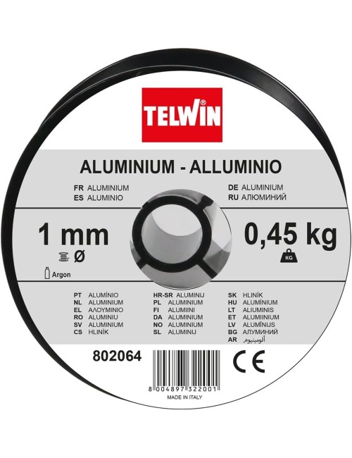 BOBINA HILO ALUMINIO Ø1 - 0,45kg Aluminio