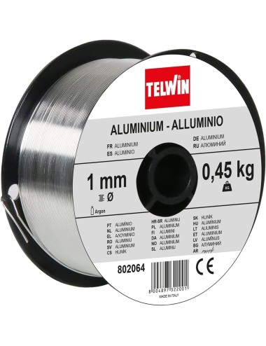 BOBINA HILO ALUMINIO Ø1 - 0,45kg Aluminio