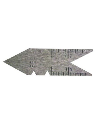 GALGA COMBINADA ANGULOS Y ROSCAS 55 º W