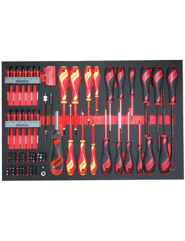 Juego de Destornilladores y Puntas TTEMD98N 98 Piezas