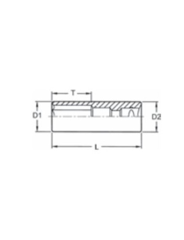 VASO DE IMPACTO LARGO 1/2' 920615N