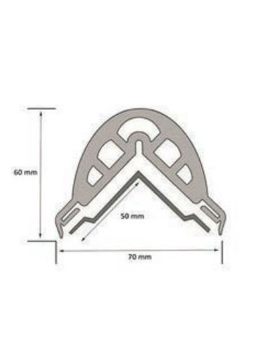 Protector de Goma con Perfil de Aluminio  RQR114NJ