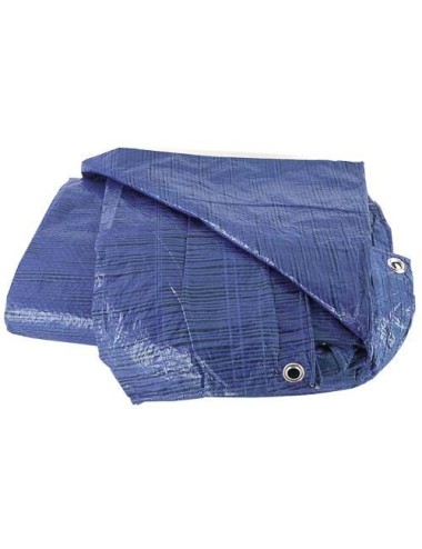 Toldo de Plástico Ligero Azul   3x4 m