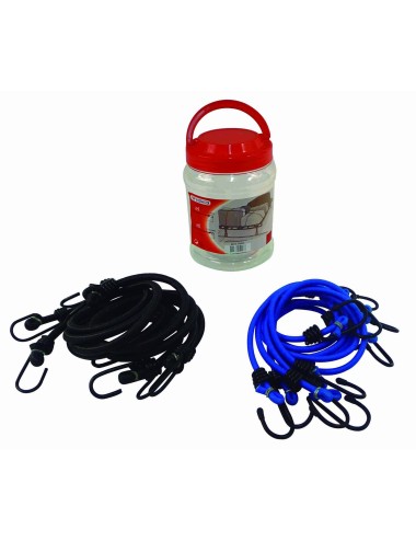 PACK SUJECIÓN B10SMO: 4u Ø6mm x 1m + 6U Ø8mm x 0,6m - COLORES SURTIDOS PACK PULPO B10SMO