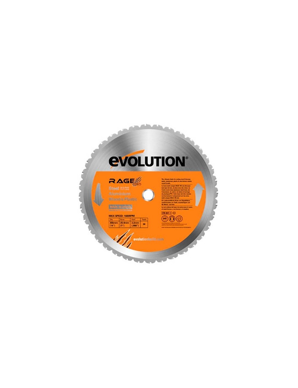 Disco Multifunción Rage 2 355 mm