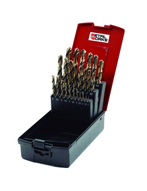 Juego de Brocas de Cobalto HSS-CO5% - 25 PIEZAS