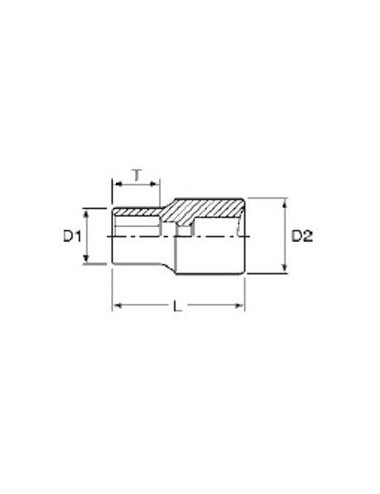 VASO 1/4" 12MM M140512-C VASO 1\4" 12MM M140512-C