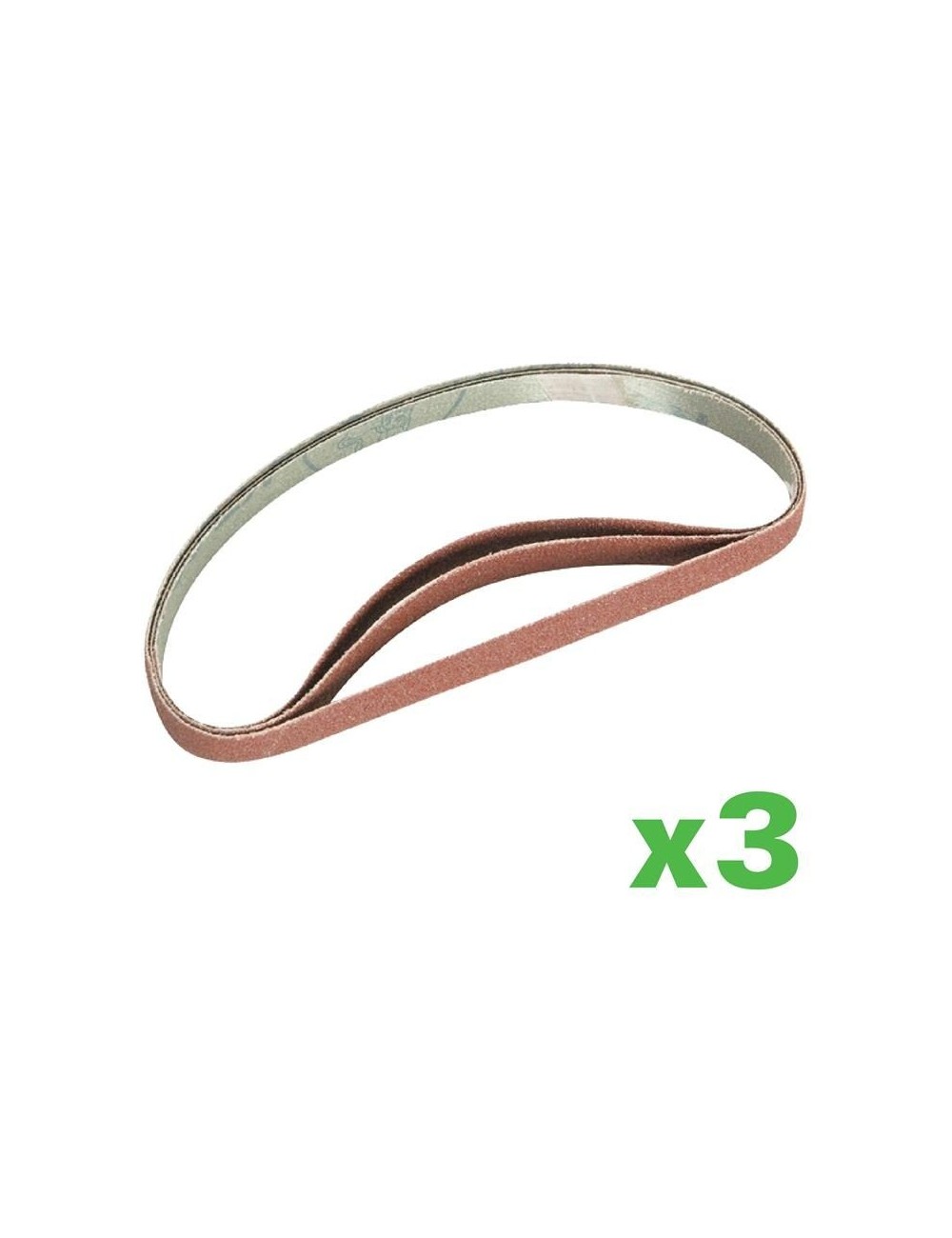 BANDA DE LIJA GRANO 80 (13x457mm) - PACK 3u