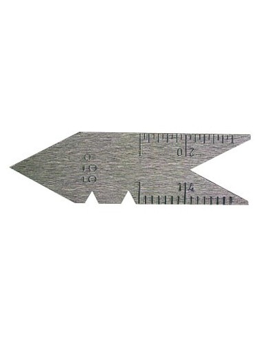 GALGA COMBINADA ANGULOS Y ROSCAS 60 º M\UN