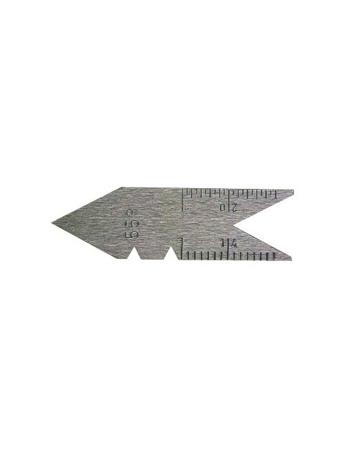 GALGA COMBINADA ANGULOS Y ROSCAS 60 º M\UN