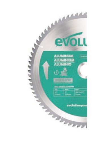 DISCO ALUMINIO A185TCT-60CS - 185mm 60T