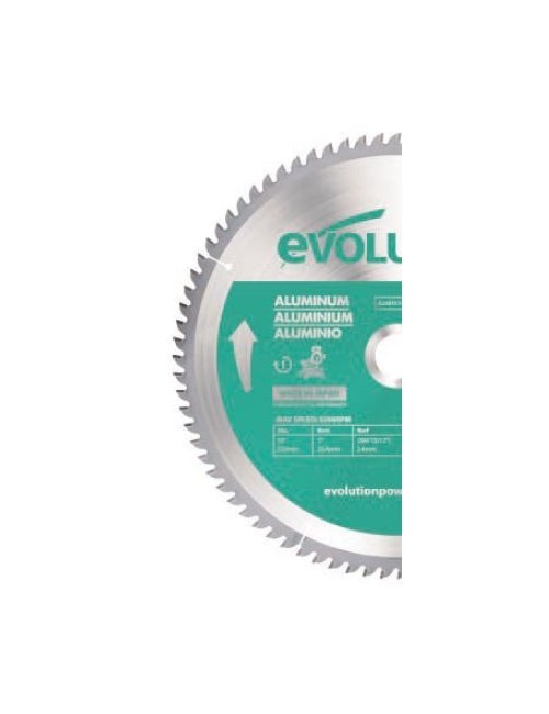 DISCO ALUMINIO A185TCT-60CS - 185mm 60T