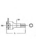 VASO DE IMPACTO TX 1/2" 921245TX-C