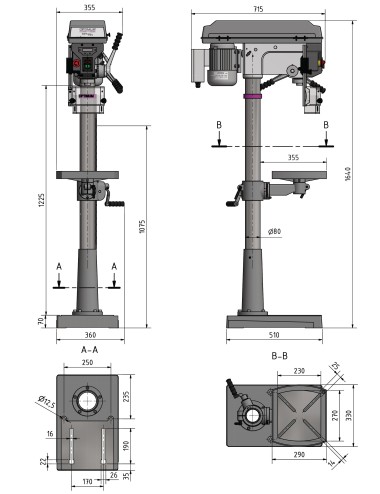 TALADRO OPTIdrill D 23PRO - 400V 3Ph