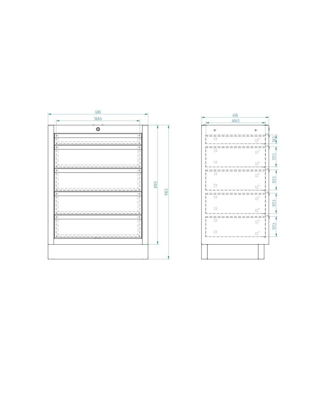COMBINACIÓN MODULAR MW COMB2 - 2m