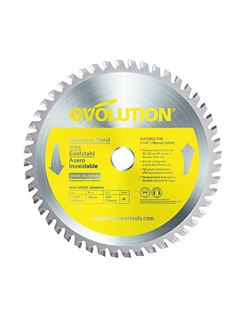 Disco para Acero Inoxidable   210 mm