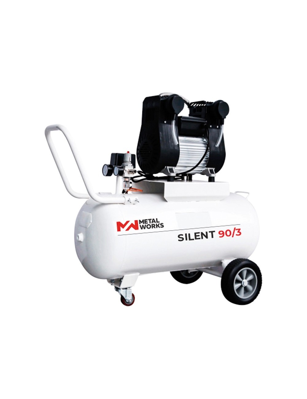 COMPRESOR SILENT 90 SILENCIOSO SIN ACEITE 90l.