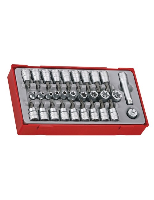 JUEGO DE PUNTAS DE VASOS 3/8"-1/4" TTTX30 3\8"-1\4" - TTTX30