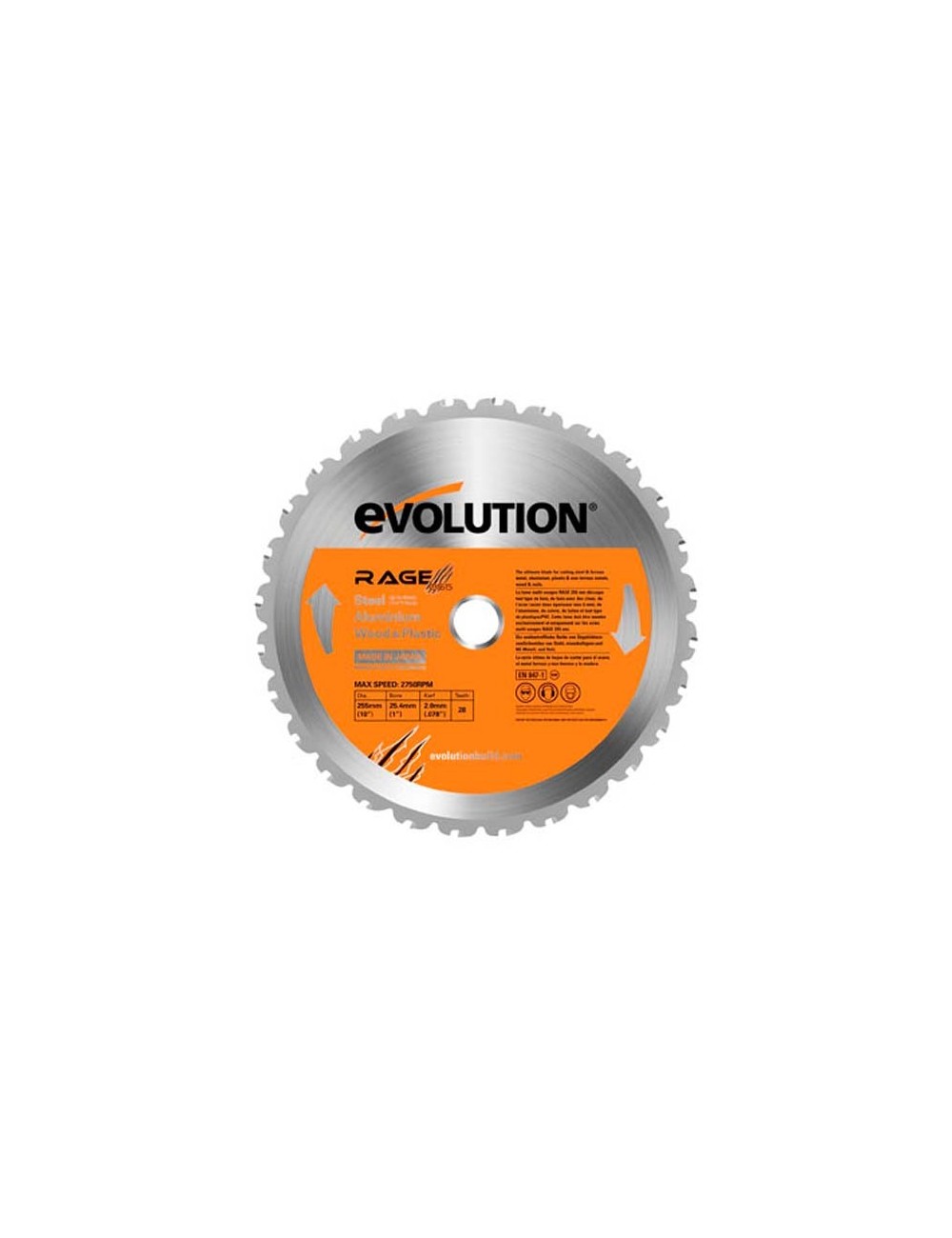 Disco Multifunción para Ingletadora 255 mm