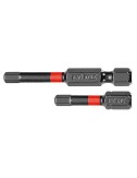 1PC 1/4" HEX4 PUNTA DE IMPACTO 50MM