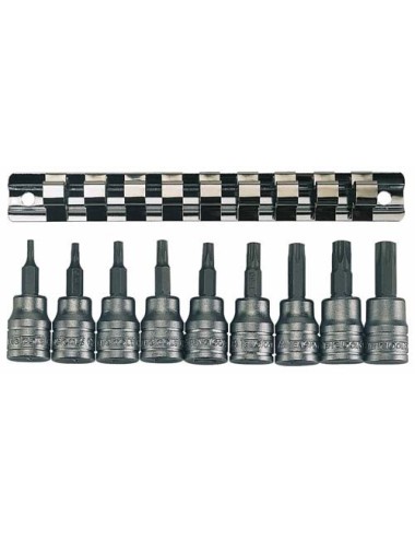 JUEGO DE VASOS TX 3/8" M3813TX 9 PZAS JUEGO DE VASOS TX 3\8" M3813TX 9 PZAS