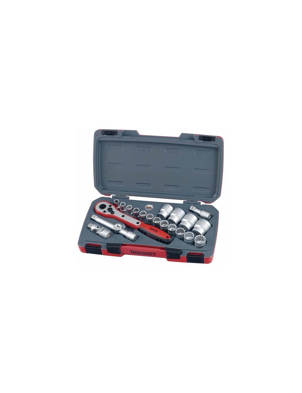 Juego de Llaves de Vaso Bihexagonal  1/2" T1221 21 Piezas